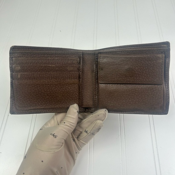 Gucci Ebony Horsebit Green and Red Webbed Unisex Wallet - Picture 11 of 15